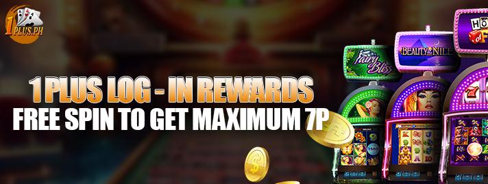 1Plus Log-in Rewards ₱3-₱7